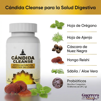 SUPLEMENTO PARA BIENESTAR INTESTINAL (CANDIDA CLEANSE)